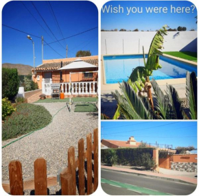 2 bed cottage Lorca many hiking & cycling trails